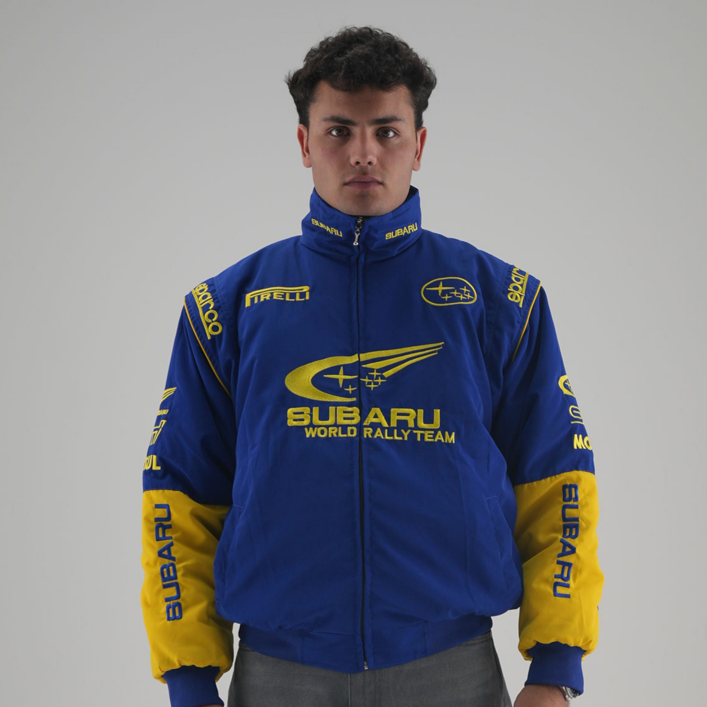 Subaru Rally Vintage Racing Jacket - Blue Edition
