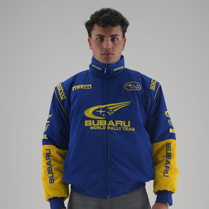 Subaru Rally Vintage Racing Jacket - Blue Edition