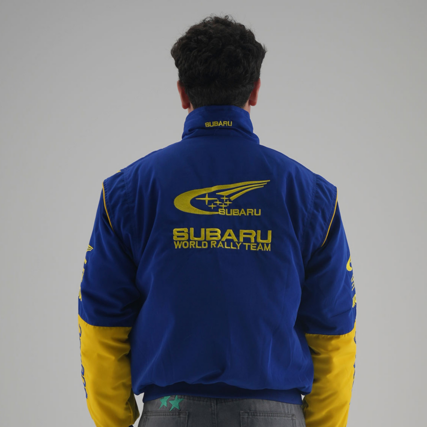 Subaru Rally Vintage Racing Jacket - Blue Edition