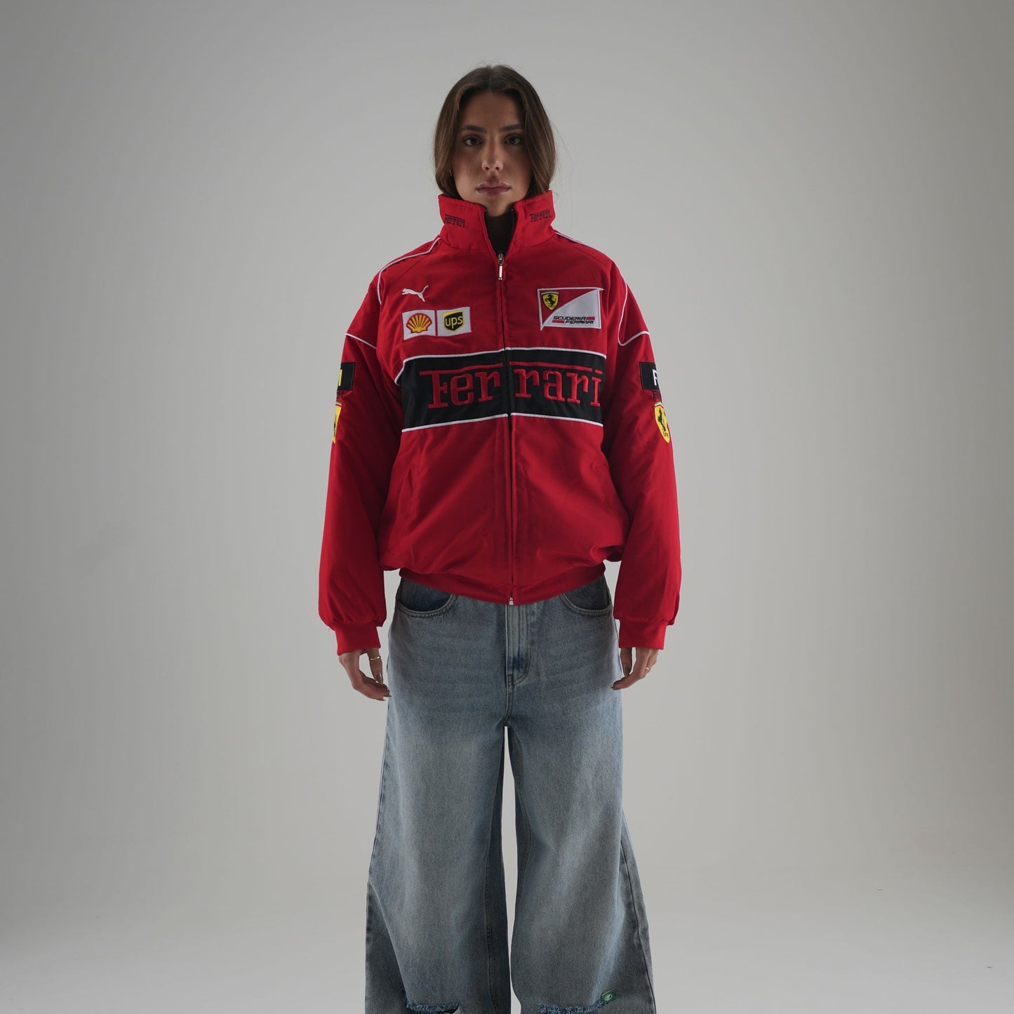 Ferrari F1 Vintage Racing Jacket - Red Edition