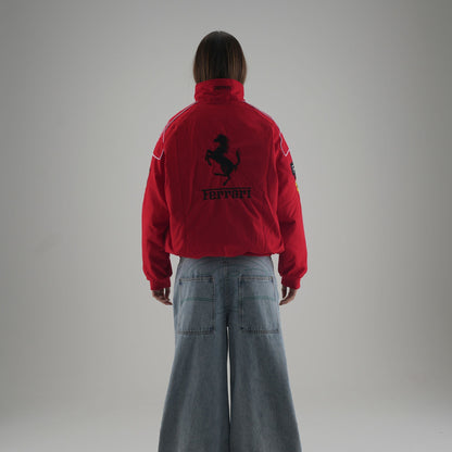 Ferrari F1 Vintage Racing Jacket - Red Edition