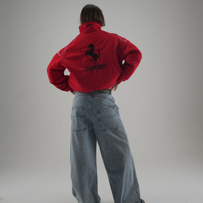 Ferrari F1 Vintage Racing Jacket - Red Edition