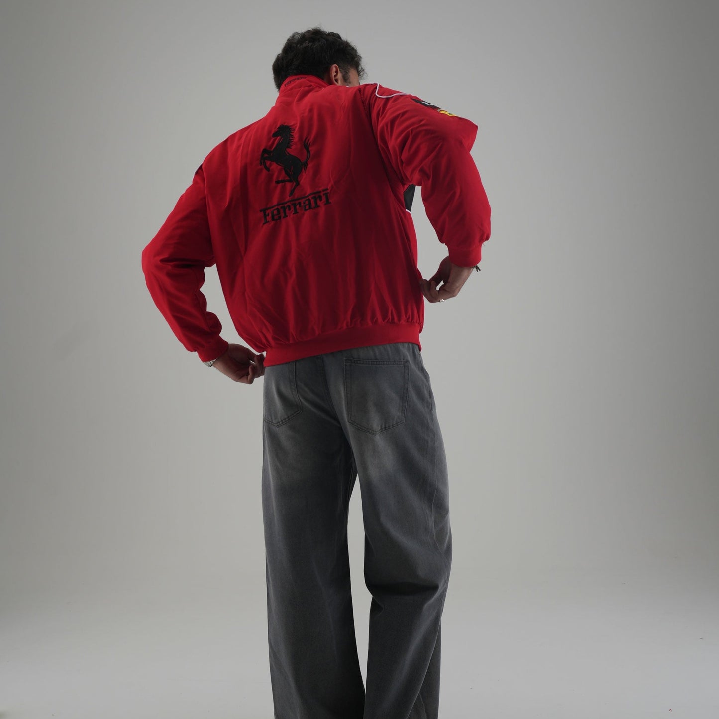 Ferrari F1 Vintage Racing Jacket - Red Edition