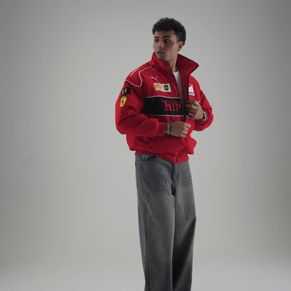 Ferrari F1 Vintage Racing Jacket - Red Edition