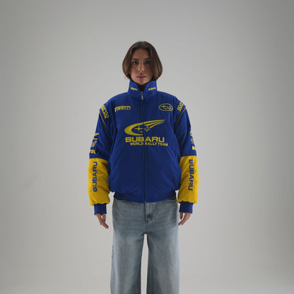 Subaru Rally Vintage Racing Jacket - Blue Edition