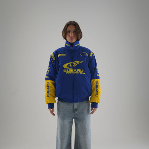 Subaru Rally Vintage Racing Jacket - Blue Edition