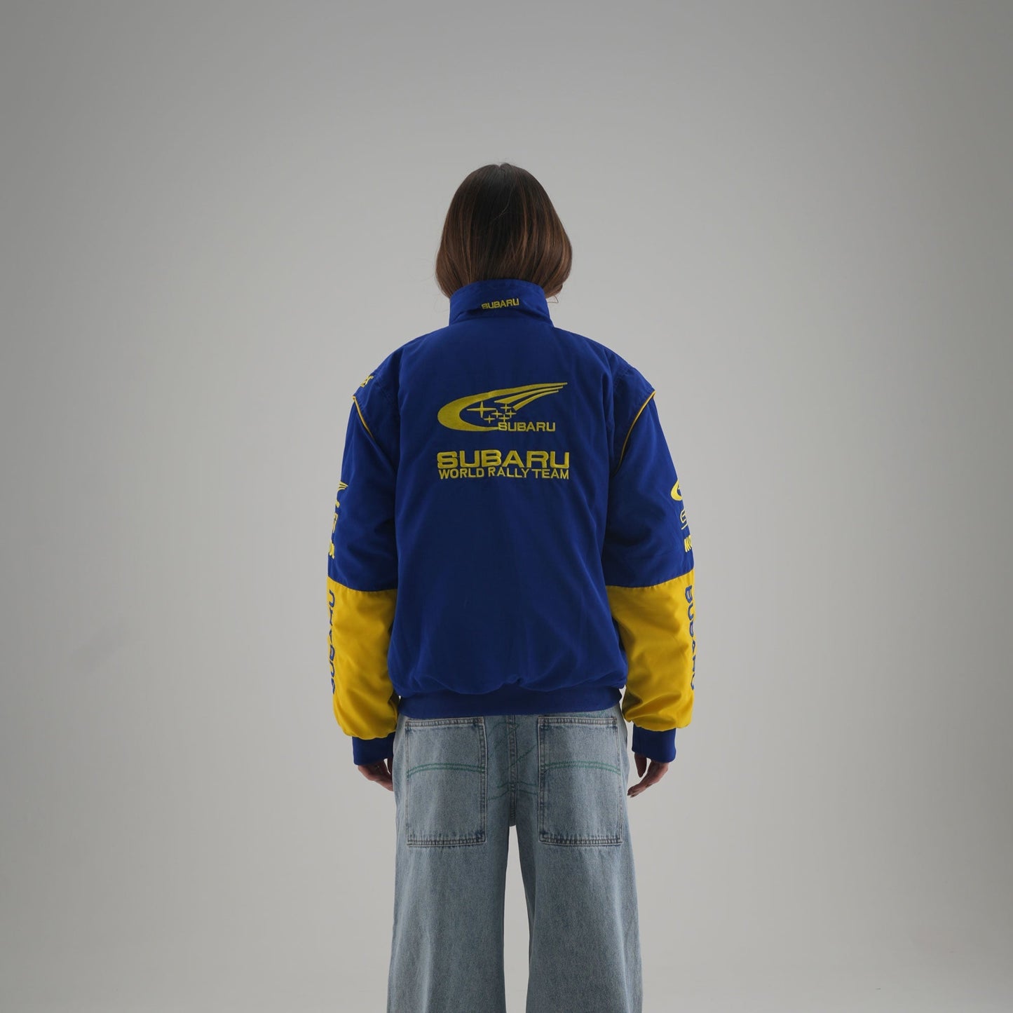 Subaru Rally Vintage Racing Jacket - Blue Edition