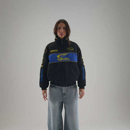 Subaru Rally Vintage Racing Jacket - Black Edition