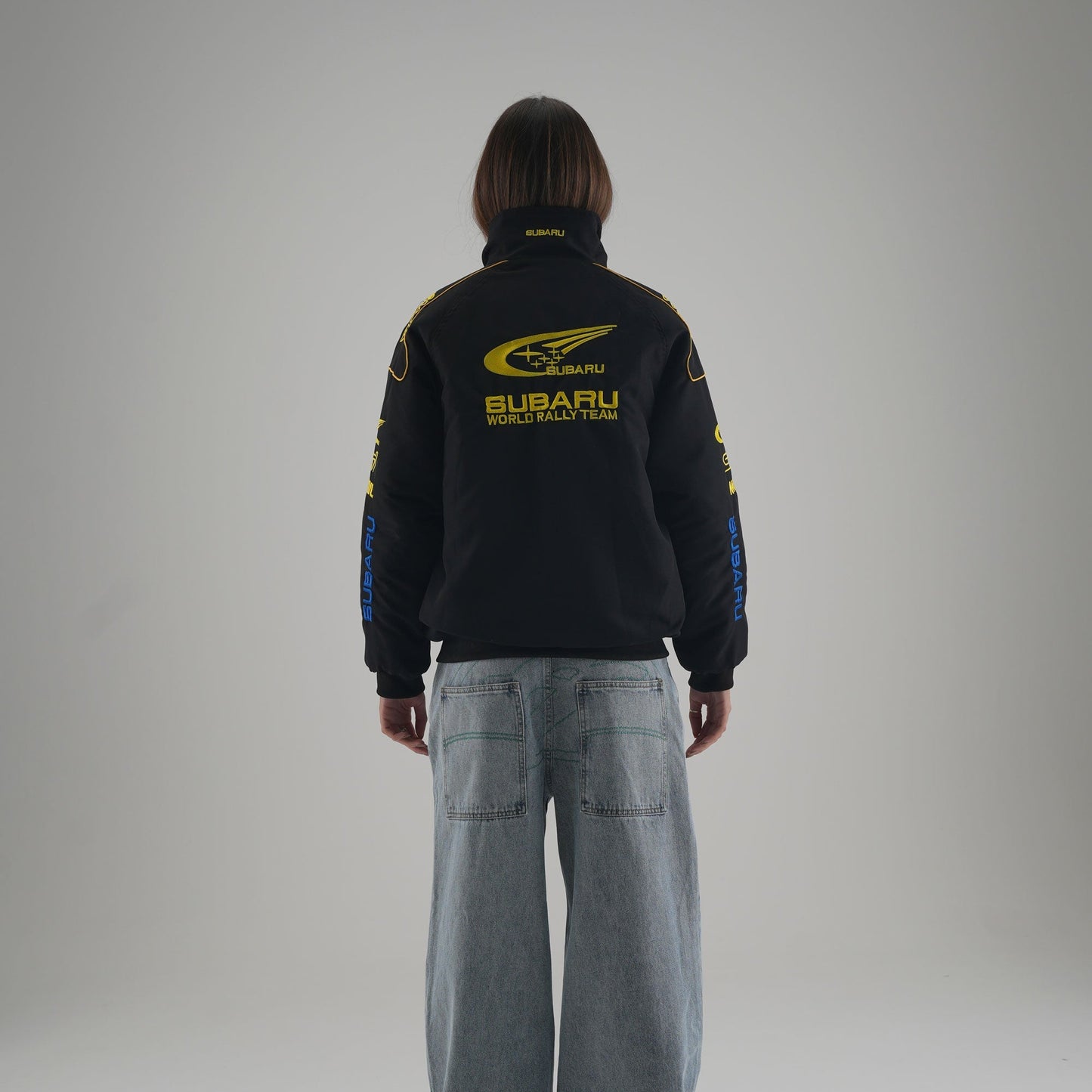 Subaru Rally Vintage Racing Jacket - Black Edition