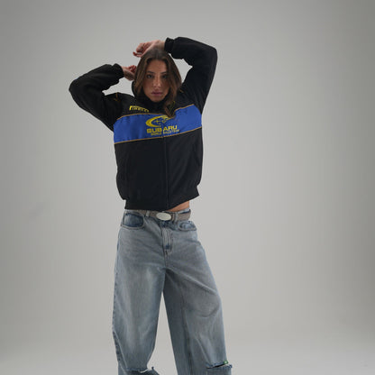 Subaru Rally Vintage Racing Jacket - Black Edition