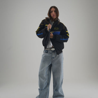 Subaru Rally Vintage Racing Jacket - Black Edition