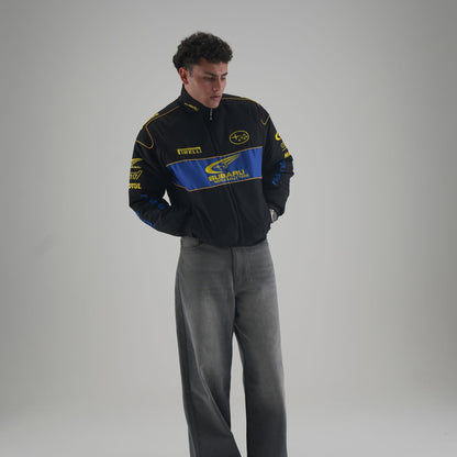 Subaru Rally Vintage Racing Jacket - Black Edition